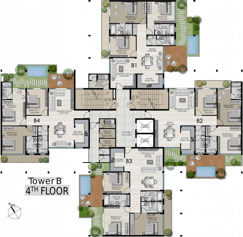 Images for Cluster Plan of Vedic Terrace Heights