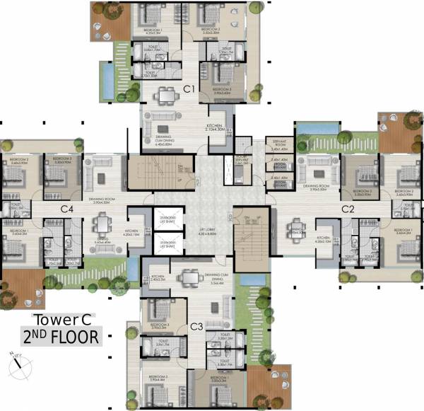 Images for Cluster Plan of Vedic Terrace Heights