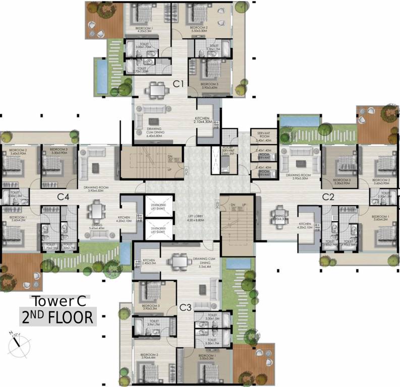 Images for Cluster Plan of Vedic Terrace Heights