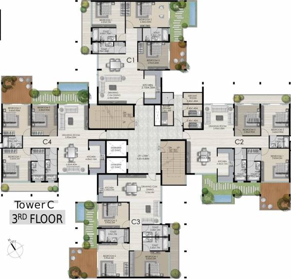 Images for Cluster Plan of Vedic Terrace Heights