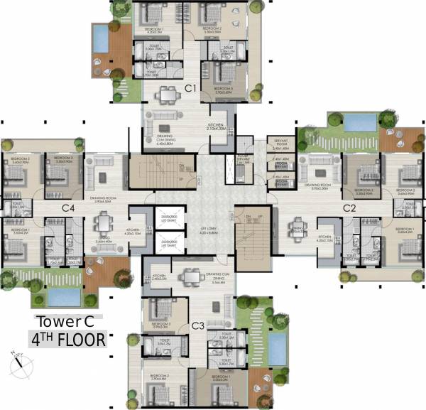 Images for Cluster Plan of Vedic Terrace Heights