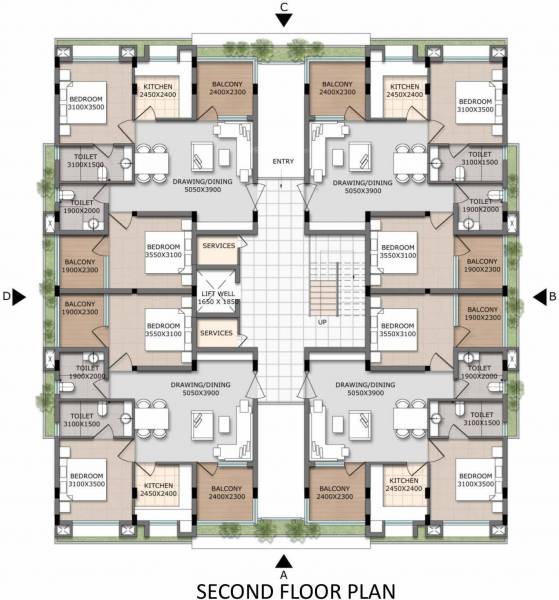 Images for Cluster Plan of Vedic IVY Greens