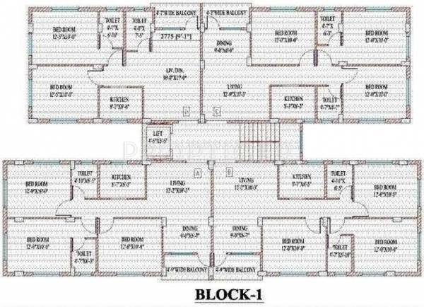  regent Tower 1 Cluster Plan