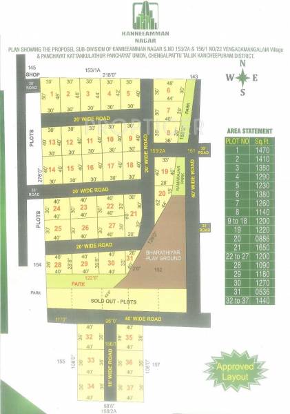 Images for Layout Plan of GSN Kanni Amman Nagar