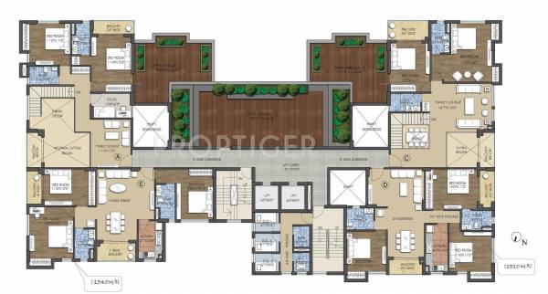 Images for Cluster Plan of Vinayak Blossom County