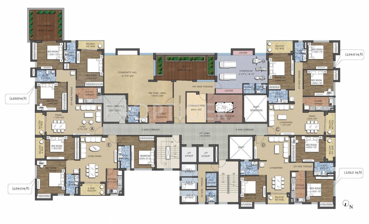 Images for Cluster Plan of Vinayak Blossom County