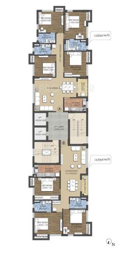 Images for Cluster Plan of Vinayak Blossom County