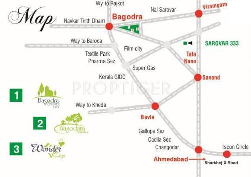 Images for Location Plan of Himgiri Bagodra Garden City