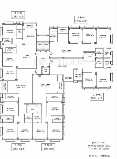  paradise Block A Cluster Plan