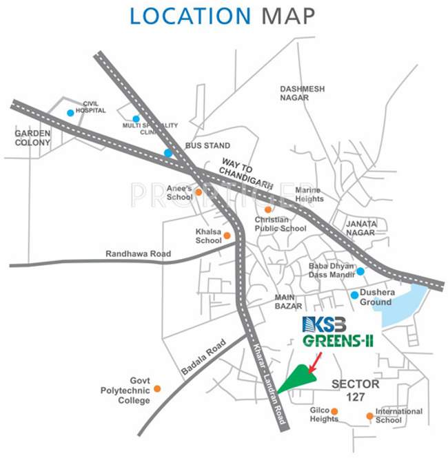  greens ii Images for Location Plan of Soni Greens II