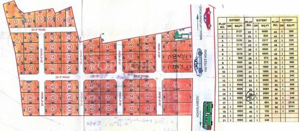 Images for Layout Plan of RP Pallava Garden Images for Layout Plan of RP Pallava Garden