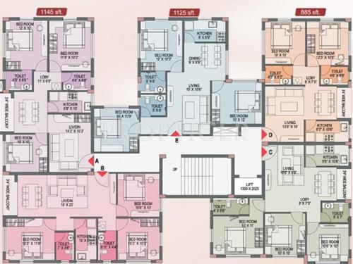 Images for Cluster Plan of Tirupati Awas Tirupati Niwas