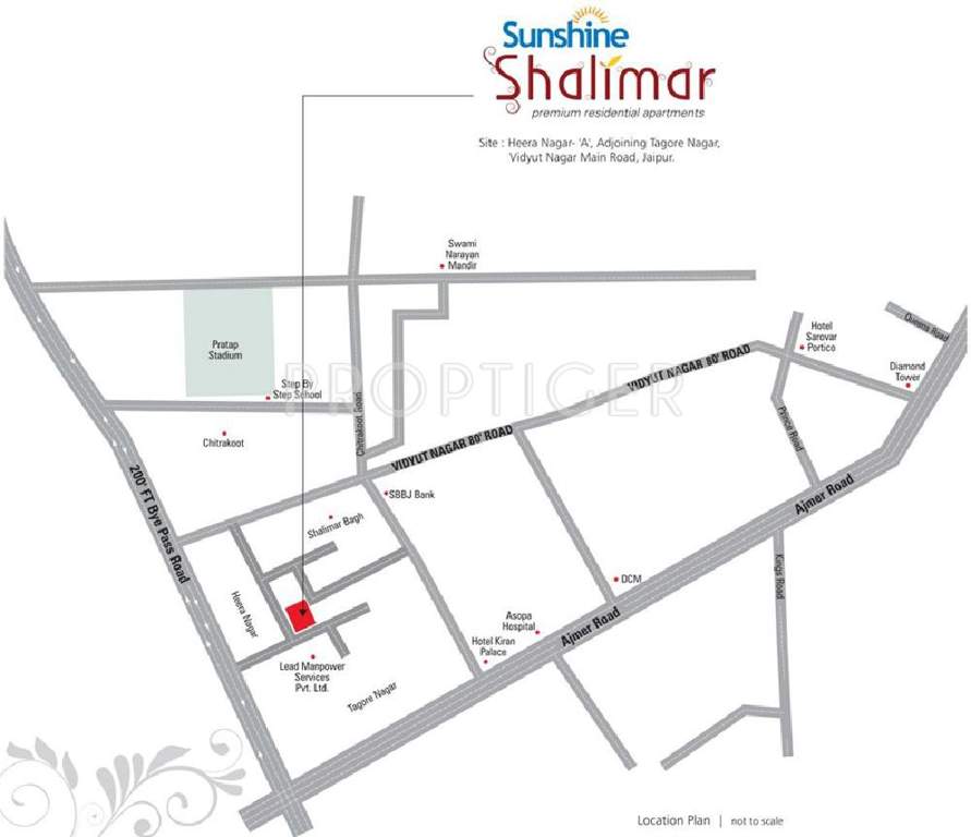 Images for Location Plan of Dhanuka Sunshine Shalimar