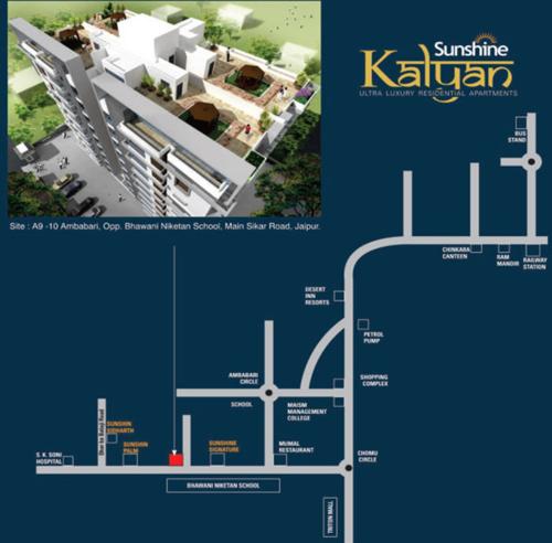 Images for Location Plan of Dhanuka Sunshine Kalyan Images for Location Plan of Dhanuka Sunshine Kalyan