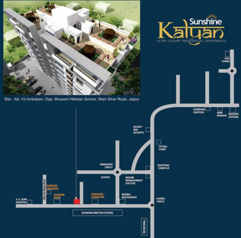 Images for Location Plan of Dhanuka Sunshine Kalyan