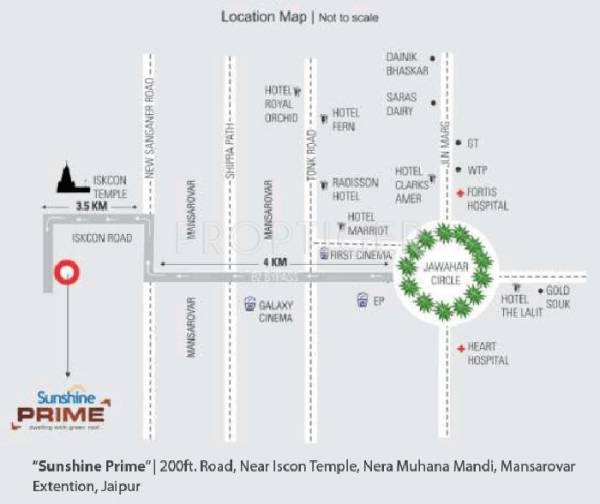 Images for Location Plan of Dhanuka Sunshine Prime