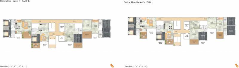  florida-river-bank Block E Cluster Plan