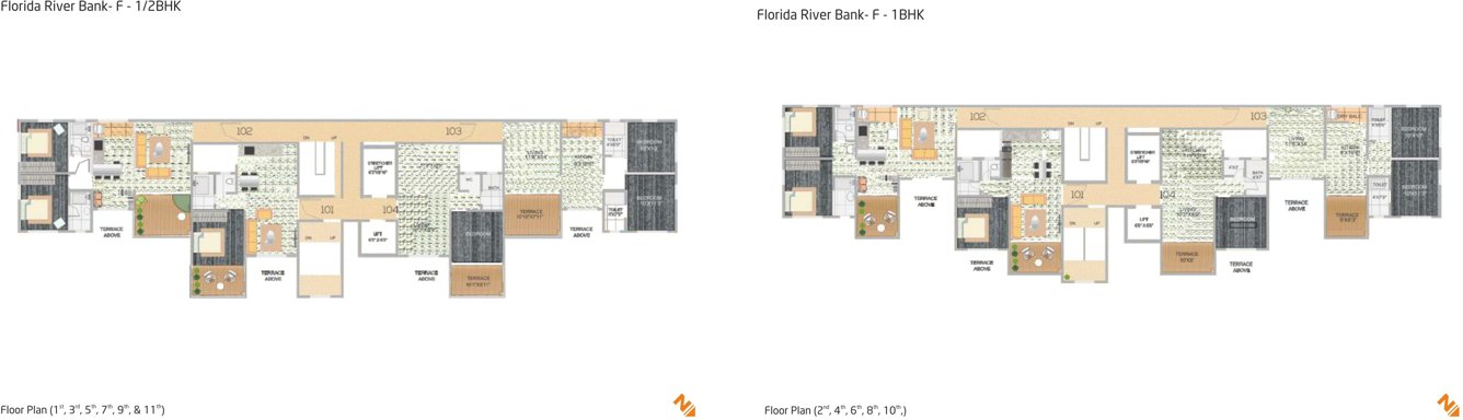 florida river bank Block E Cluster Plan