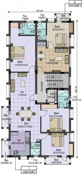 Images for Cluster Plan of Acchyuthan Sri Koormam