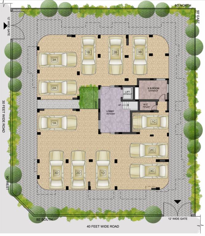 Images for Cluster Plan of Acchyuthan Matsyam Manor