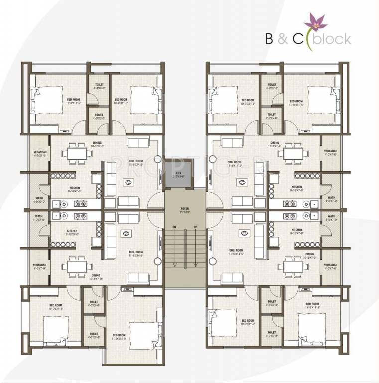 residency Block A Cluster Plan