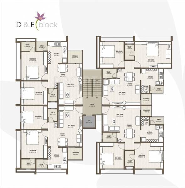 Block A Cluster Plan residency Block A Cluster Plan