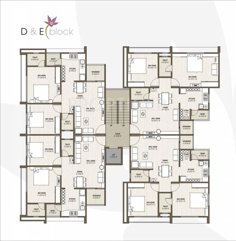  residency Block A Cluster Plan