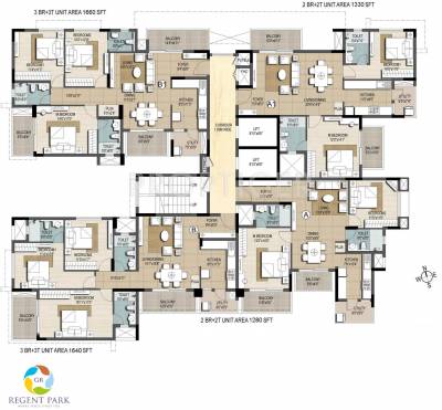 Tower 1 Cluster Plan regent-park Tower 1 Cluster Plan