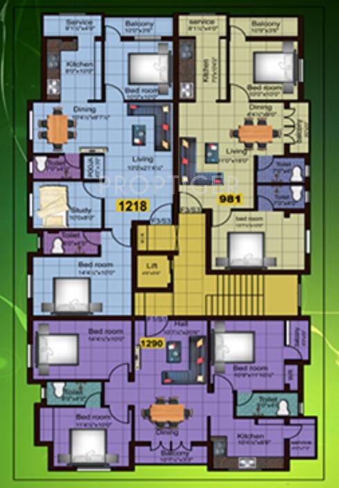 Images for Cluster Plan of AGP Homes Samrudham