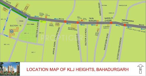 heights Images for Location Plan of KLJ Heights