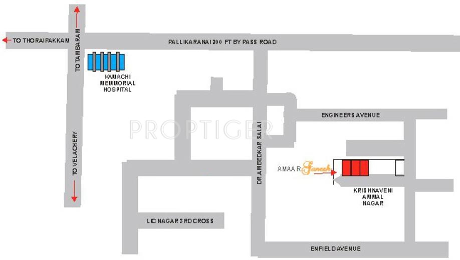 Images for Location Plan of Amaar Foundation Ganesh