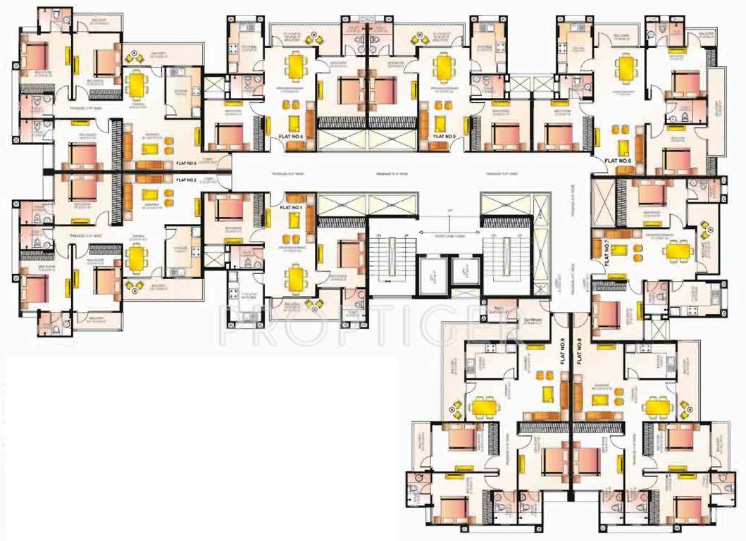  kohinoor residency Images for Cluster Plan of Shree Shakambhari Developers Pvt Ltd Kohinoor Residency