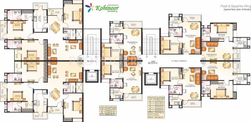 Images for Cluster Plan of Shree Shakambhari Developers Pvt Ltd Kohinoor Residency