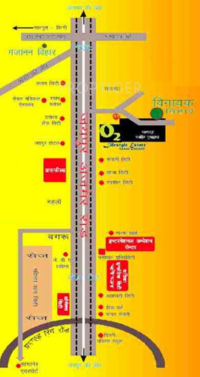 rlb group vinayak vihar Location Plan
