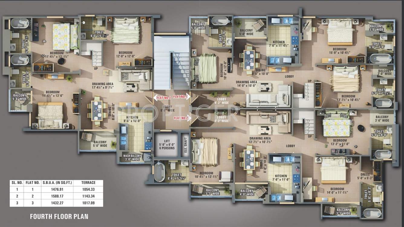 Images for Cluster Plan of Dhanuka Sunshine Krishna 3