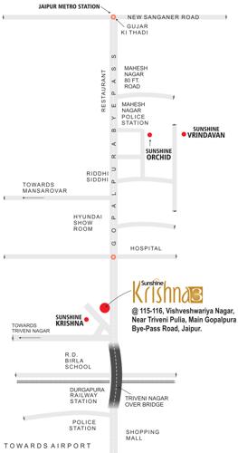 Images for Location Plan of Dhanuka Sunshine Krishna 3