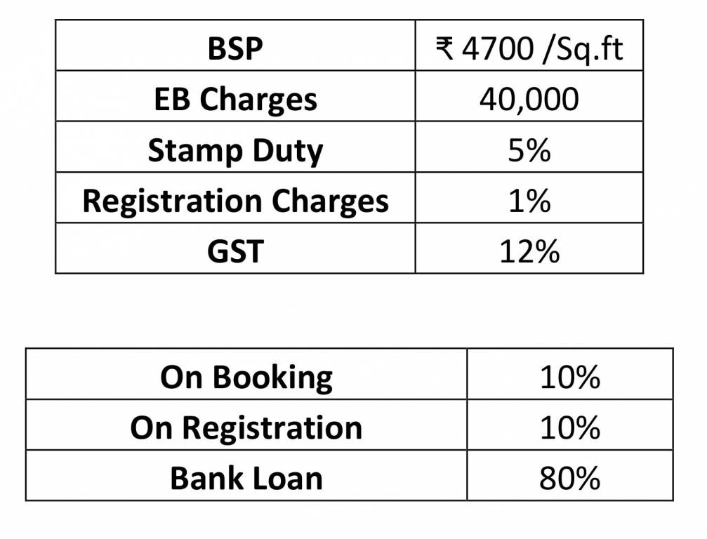 metro-square Down Payment Payment Plan