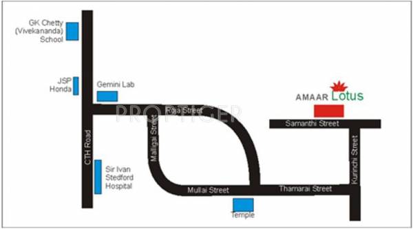 Images for Location Plan of Amaar Foundation Lotus