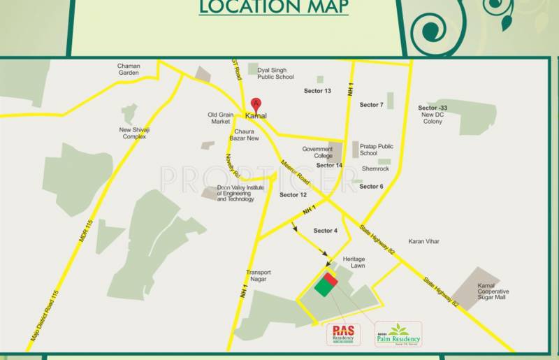  residency Images for Location Plan of RAS Ras Residency
