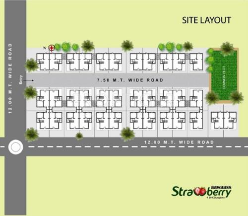 strawberry Images for Layout Plan of Aawaass Buildcon Pvt Ltd Strawberry