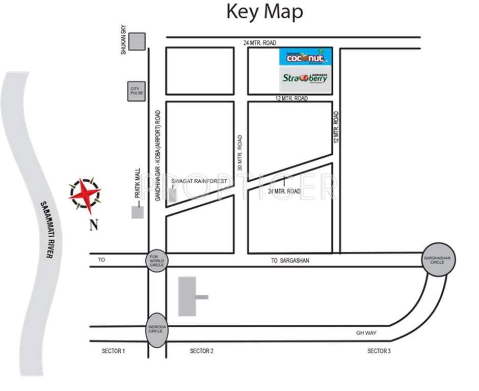  strawberry Images for Location Plan of Aawaass Buildcon Pvt Ltd Strawberry