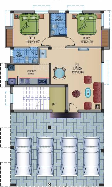 Images for Cluster Plan of Aavaasa Builders Lakshmi