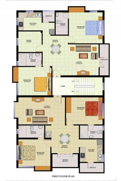 Images for Cluster Plan of Aavaasa Builders krishnashrey