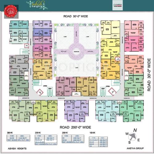 Images for Cluster Plan of Aastha Group Ashish Heights Images for Cluster Plan of Aastha Group Ashish Heights