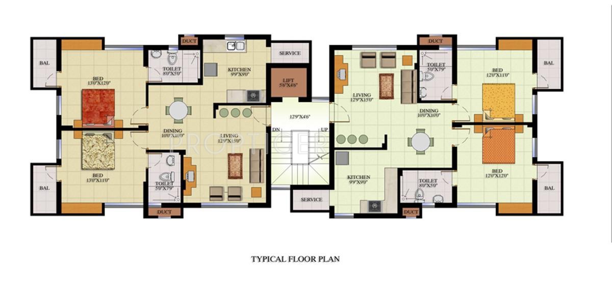 Images for Cluster Plan of Aavaasa Builders Varsha