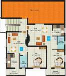 Anandam Foundations Platinum Block-C 2nd Floor Cluster Plan