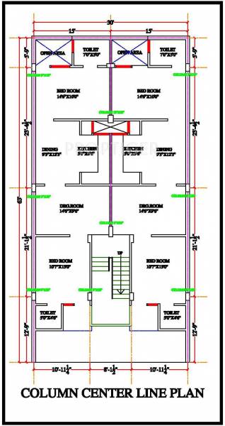 Bahubali Developers Residency IV First Floor Cluster Plan