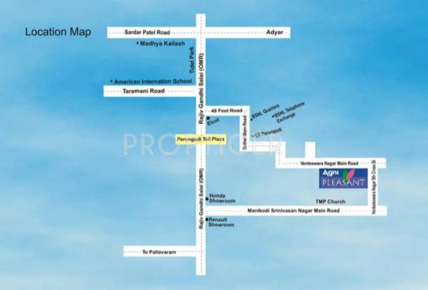 Agni Estates Pleasant Location Plan