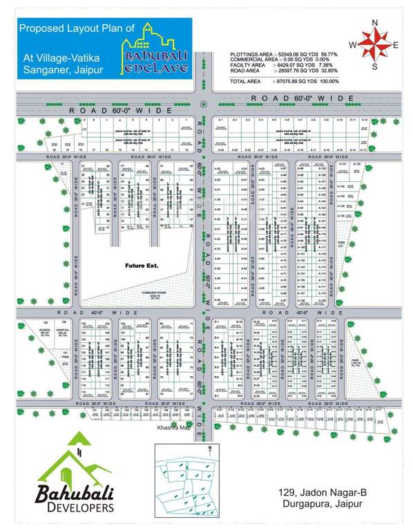 enclave Images for Layout Plan of Bahubali Enclave