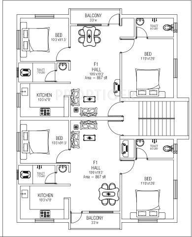 Images for Cluster Plan of Vesta Builders Park View